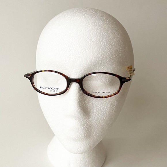 MARCHON FLEXON SELECT 1800 Eyeglasses Frame Japan 47-19-140 Tortoise Display - Picture 1 of 11